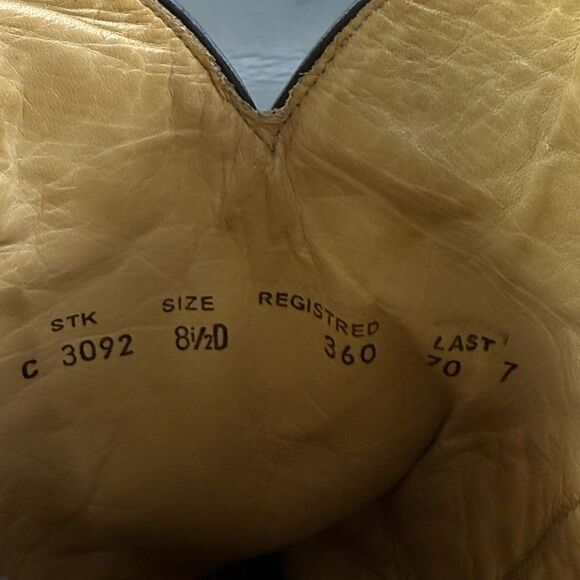 Corral leather western cowboy boots men’s size 8.5 - Picture 6 of 8